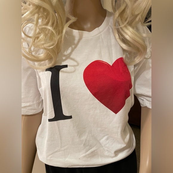 NWT I LOVE YOU COTTON T-SHIRT - Picture 2 of 3